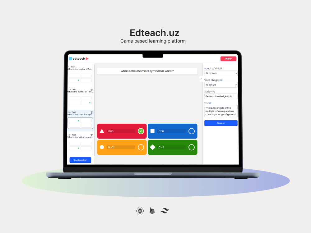 Edteach Platform Homepage